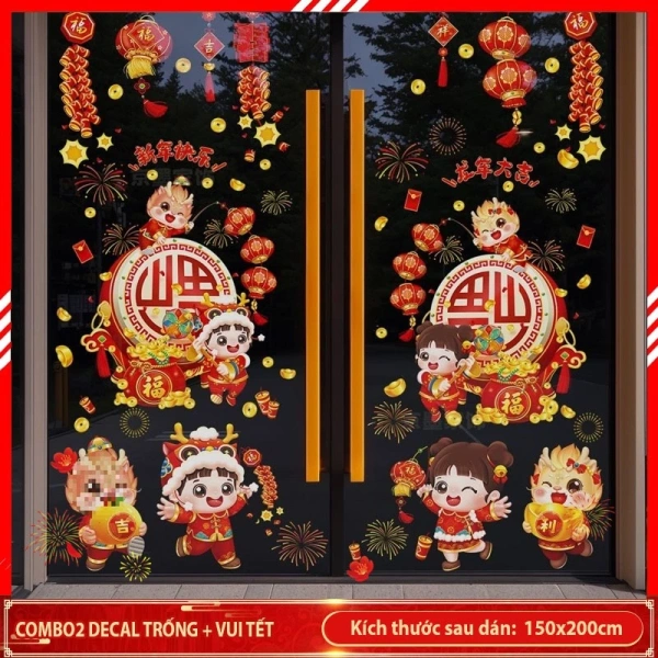 Decal tết 2026 dán cửa kính tiết lộ một bất ngờ nhỏ về ánh sáng trong nhà - Ảnh 4 Decal tết 2026 dán cửa kính tiết lộ một bất ngờ nhỏ về ánh sáng trong nhà - Ảnh 4