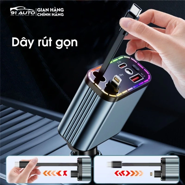 Đèn chiếu trần tích hợp trong tẩu sạc nhanh ô tô đa cổng – chi tiết mà ít người nhận ra trước khi mua - Ảnh 5 Đèn chiếu trần tích hợp trong tẩu sạc nhanh ô tô đa cổng – chi tiết mà ít người nhận ra trước khi mua - Ảnh 5