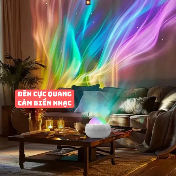 Đèn LED chiếu bầu trời chuyển màu tạo không gian ngủ như vũ trụ, nhưng việc bật tắt từ xa thường bị quên - Ảnh 1