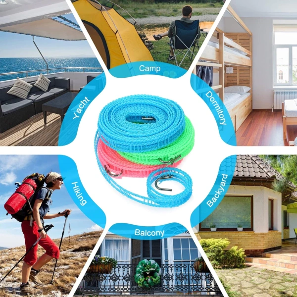 Trường hợp A – Cắm trại trên đồi dốc: Địa hình không bằng phẳng khiến bạn phải treo dây vào các cây hoặc cọc có độ cao không đồng đều. (Ảnh 3) Trường hợp A – Cắm trại trên đồi dốc: Địa hình không bằng phẳng khiến bạn phải treo dây vào các cây hoặc cọc có độ cao không đồng đều. (Ảnh 3)
