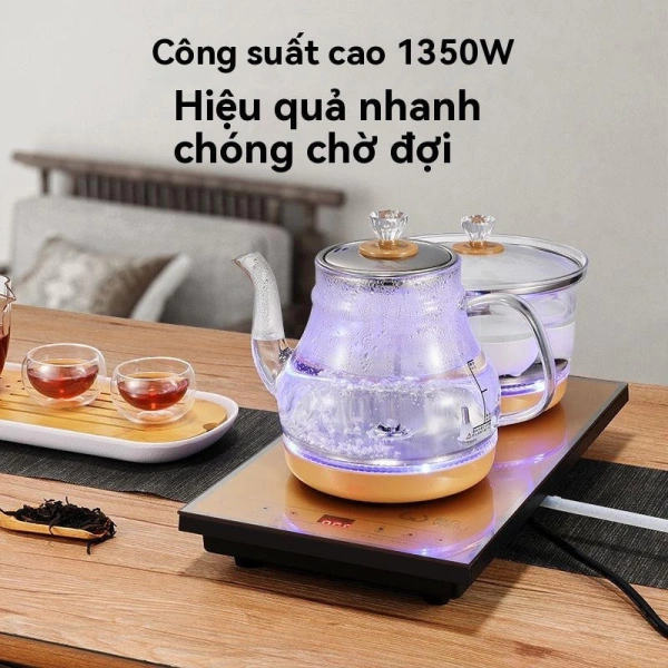 Để có cái nhìn tổng quan, dưới đây là bảng so sánh ngắn gọn giữa Bộ ấm đun nước điện tự động Power – ống dẫn bằng thủy tinh borosilic và một số mẫu ấm thường gặp trên thị trường (thường dùng ống nhựa PVC hoặc kim loại mỏng). (Ảnh 5)