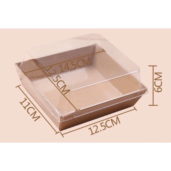 Ví dụ cụ thể, khi mua Hộp giấy Kraft vuông nắp trong 1413 (10 cái), bạn sẽ nhận được mỗi hộp với kích thước miệng 14 cm × 13 cm, đáy 12 cm × 10.5 cm và chiều cao 6 cm. (Ảnh 3) Ví dụ cụ thể, khi mua Hộp giấy Kraft vuông nắp trong 1413 (10 cái), bạn sẽ nhận được mỗi hộp với kích thước miệng 14 cm × 13 cm, đáy 12 cm × 10.5 cm và chiều cao 6 cm. (Ảnh 3)