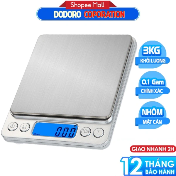 Độ chính xác 0.1g của cân tiểu ly điện tử 3kg khiến nhiều người xem lại cách cân nguyên liệu trong bữa ăn hàng ngày - Ảnh 1