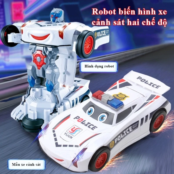 Đồ chơi robot biến hình có nhạc và đèn LED xoay 360° có thực sự phù hợp cho trẻ chơi hàng ngày? - Ảnh 1 Đồ chơi robot biến hình có nhạc và đèn LED xoay 360° có thực sự phù hợp cho trẻ chơi hàng ngày? - Ảnh 1