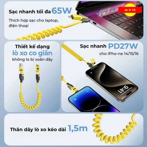 CarPlay (hoặc Carlife) yêu cầu một đường truyền dữ liệu ổn định, đồng thời phải đồng thời đáp ứng nhu cầu sạc nhanh cho điện thoại. (Ảnh 2) CarPlay (hoặc Carlife) yêu cầu một đường truyền dữ liệu ổn định, đồng thời phải đồng thời đáp ứng nhu cầu sạc nhanh cho điện thoại. (Ảnh 2)