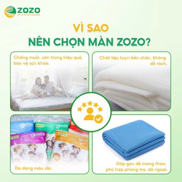 Một lựa chọn đang nhận được nhiều phản hồi tích cực từ người dùng là Loại dày đẹp - Màn tuyn chống muỗi trơn, mùng tuyn cao cấp ZoZo. (Ảnh 5)