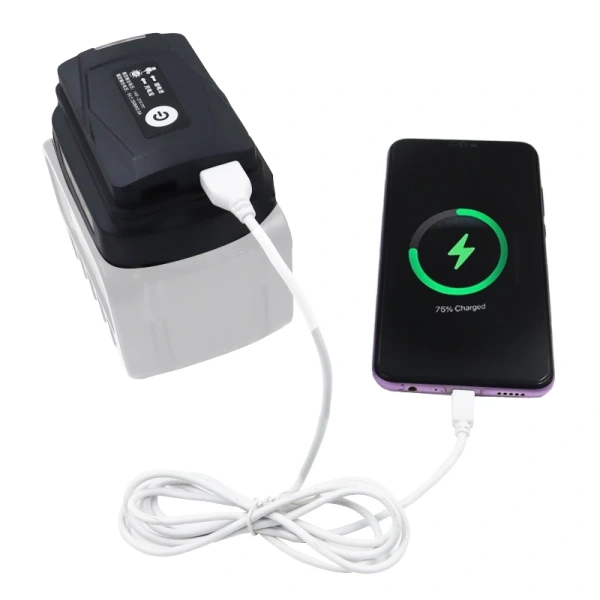 Độ tiện lợi và hạn chế khi biến pin máy khoan 18V thành nguồn sạc USB trên công trường - Ảnh 5