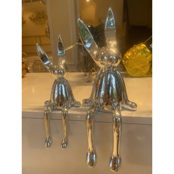 Đồ trang trí thỏ gốm làm phòng khách thêm sinh động, nhưng lầm tưởng chúng không thu thập bụi như mong đợi - Ảnh 5 Đồ trang trí thỏ gốm làm phòng khách thêm sinh động, nhưng lầm tưởng chúng không thu thập bụi như mong đợi - Ảnh 5