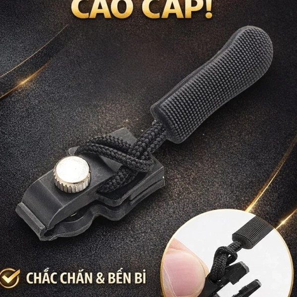 Đôi khi một đầu kéo thay thế nhanh chính là giải pháp duy nhất khiến túi xách, vali và áo jacket không còn lo lỏng zip. - Ảnh 1