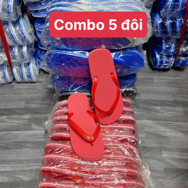 Trong thực tiễn, một lựa chọn hợp lí cho gia đình là combo 5 đôi Dép kẹp xốp đi trong nhà khách sạn siêu nhẹ TT285 CB5. (Ảnh 4)