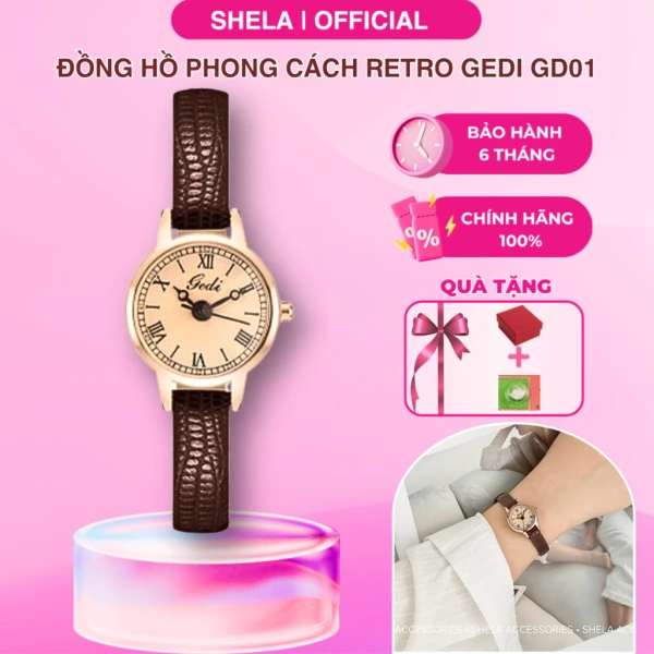 Đồng hồ nữ dây da mặt tròn retro vintage: khi kích thước nhỏ mang lại sự tinh tế bất ngờ trong cuộc sống hàng ngày - Ảnh 1