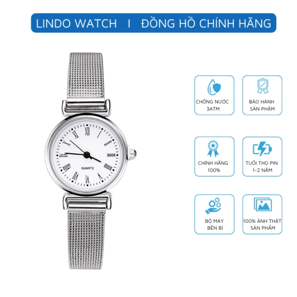 Khác với các loại đồng hồ có mặt sau bằng nhựa hay vỏ đẩy nhẹ, đồng hồ dây thép không gỉ thường dùng lớp vỏ kim loại dày dặn, vừa để bảo vệ cơ chế bên trong, vừa tạo cảm giác “cứng cáp”. (Ảnh 2)