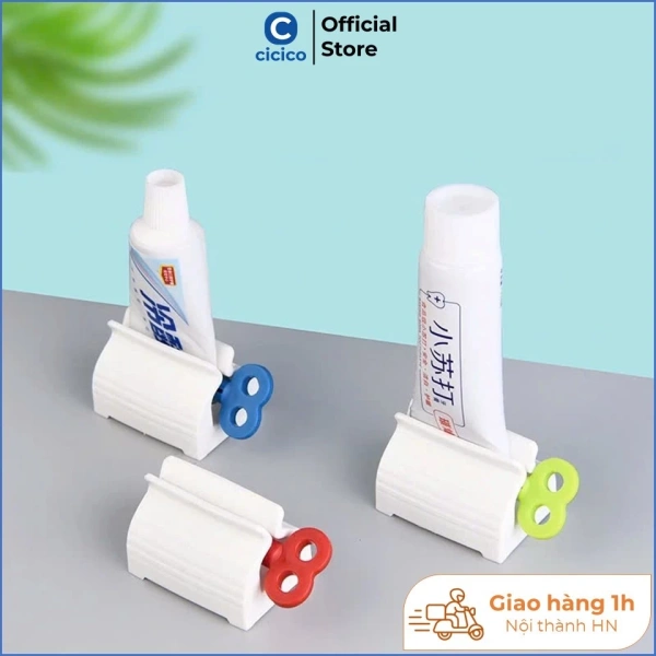 Dụng cụ nặn kem đánh răng mini thật tiện nhưng lại làm khó kiểm soát lượng dùng. - Ảnh 1 Dụng cụ nặn kem đánh răng mini thật tiện nhưng lại làm khó kiểm soát lượng dùng. - Ảnh 1