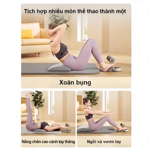 Dụng cụ tập gập bụng gọn nhẹ trong góc nhà: Khi tiện lợi lại gặp khó khăn với độ bám chân - Ảnh 3 Dụng cụ tập gập bụng gọn nhẹ trong góc nhà: Khi tiện lợi lại gặp khó khăn với độ bám chân - Ảnh 3