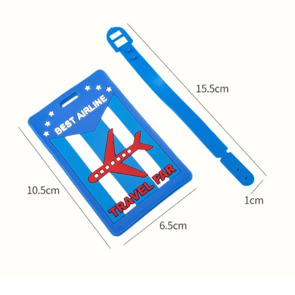 Bên cạnh thẻ silicone, bạn có thể dùng những chi tiết nhận dạng như móc khóa có hình hoạt hình yêu thích của bé, hoặc dán tem có hình động vật lên túi. (Ảnh 4)