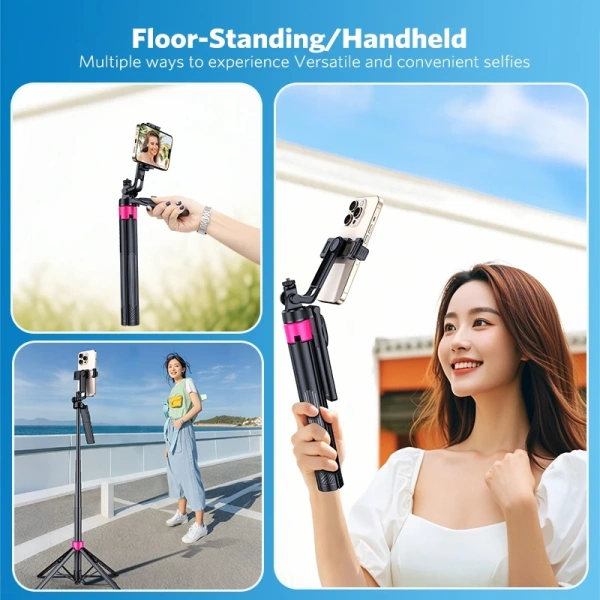 Gậy selfie dài 1,6 m mở ra góc chụp từ xa, nhưng sự ổn định khi livestream lại trở thành câu hỏi - Ảnh 4