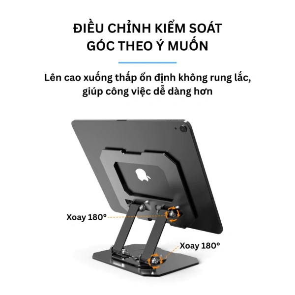 Nhìn chung, Giá Đỡ iPad P2 mang lại sự cân bằng giữa hiệu suất tản nhiệt, tính linh hoạt trong góc độ và khả năng di động, là lựa chọn hợp lý cho những người cần vừa làm việc vừa di chuyển thường xuyên. (Ảnh 5)