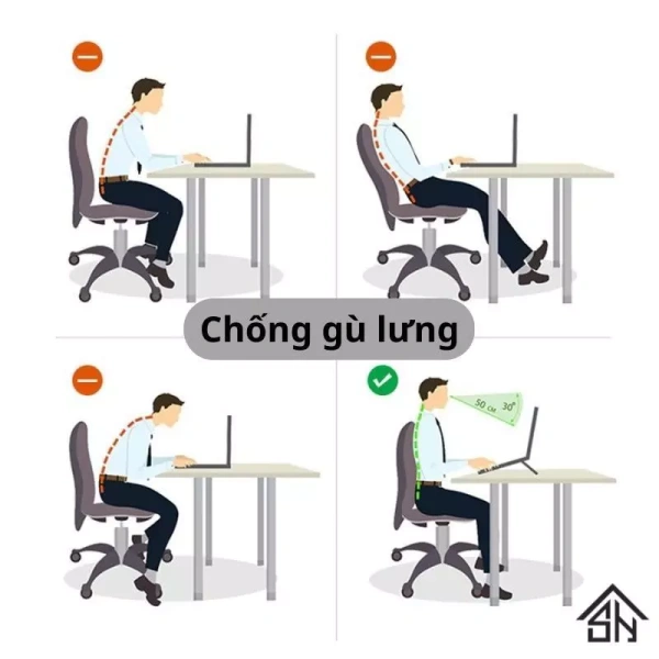 Mặc dù giá đỡ laptop giúp nâng cao hiệu suất làm việc, nhưng kết hợp với một số thói quen thông minh sẽ còn tối ưu hơn. (Ảnh 5) Mặc dù giá đỡ laptop giúp nâng cao hiệu suất làm việc, nhưng kết hợp với một số thói quen thông minh sẽ còn tối ưu hơn. (Ảnh 5)