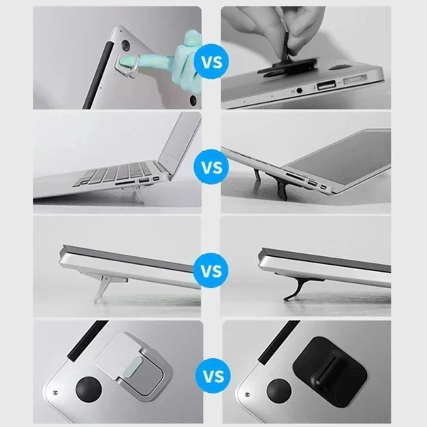 Nếu bạn thường xuyên di chuyển laptop giữa các nơi – quán cà phê, phòng họp, nhà sách – và ưu tiên tính di động, giá đỡ siêu mỏng là một lựa chọn hợp lý. (Ảnh 3)