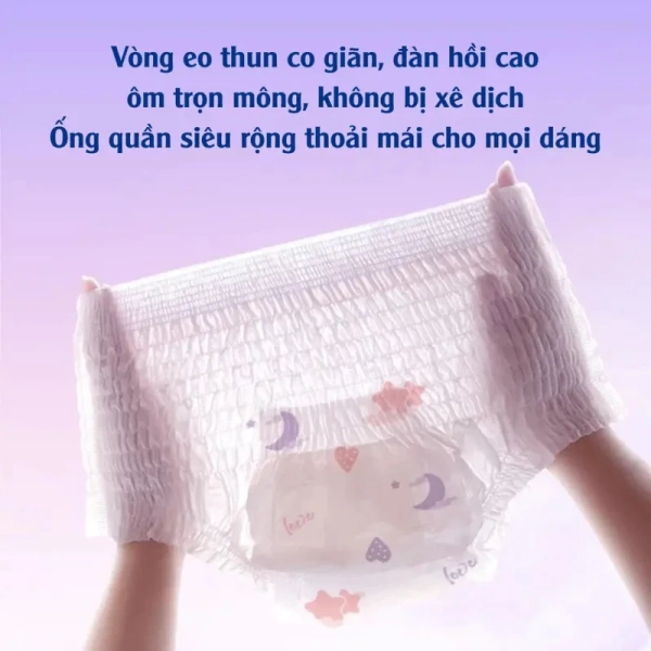Một số người dùng chia sẻ rằng, mặc băng vệ sinh dạng quần giúp họ cảm thấy “khô ráo” và “an toàn” suốt đêm. (Ảnh 5) Một số người dùng chia sẻ rằng, mặc băng vệ sinh dạng quần giúp họ cảm thấy “khô ráo” và “an toàn” suốt đêm. (Ảnh 5)