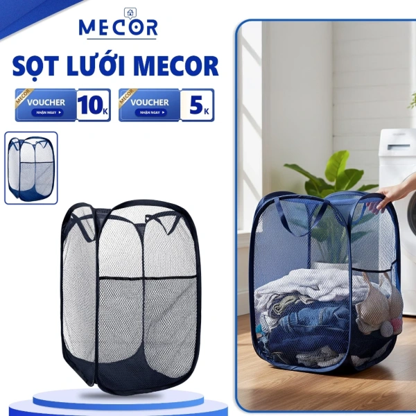 Giải pháp gấp gọn túi giặt lưới lớn giúp phòng giặt gọn gàng hơn bao giờ hết - Ảnh 1