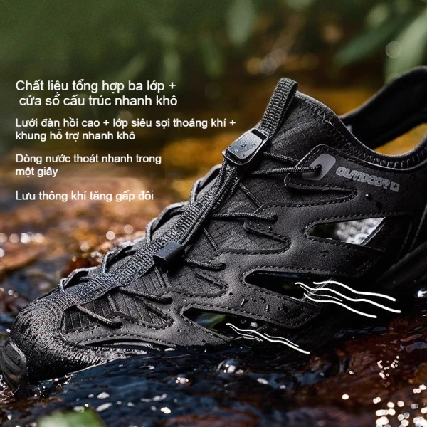 Với những người thường xuyên thả hồn trên bờ sông trong mùa hè, XTEP River Trekking Shoes là một lựa chọn cân bằng giữa tính năng và giá cả. (Ảnh 4) Với những người thường xuyên thả hồn trên bờ sông trong mùa hè, XTEP River Trekking Shoes là một lựa chọn cân bằng giữa tính năng và giá cả. (Ảnh 4)