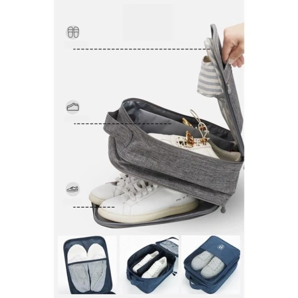 Thị trường hiện nay có khá nhiều sản phẩm giúp bảo quản giày, từ túi zip thông thường đến những bộ hộp cứng chuyên dụng. (Ảnh 3)