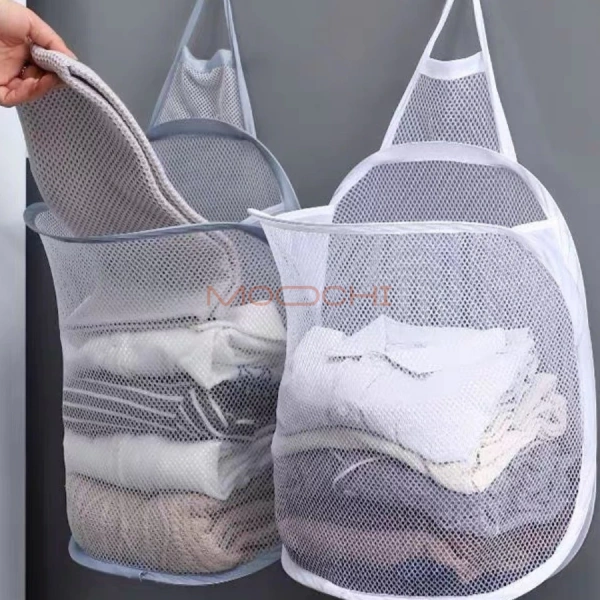 Giỏ đựng quần áo bẩn dạng lưới gấp gọn: Khi tiết kiệm không gian thực sự gặp những bất ngờ trong việc sử dụng. - Ảnh 1 Giỏ đựng quần áo bẩn dạng lưới gấp gọn: Khi tiết kiệm không gian thực sự gặp những bất ngờ trong việc sử dụng. - Ảnh 1