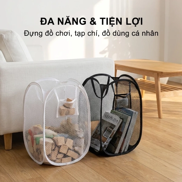 Đối với một gia đình trung bình, việc lưu trữ đồ giặt, chăn màn hay đồ chơi thường cần dung tích tối thiểu 60‑80 lít. (Ảnh 3) Đối với một gia đình trung bình, việc lưu trữ đồ giặt, chăn màn hay đồ chơi thường cần dung tích tối thiểu 60‑80 lít. (Ảnh 3)
