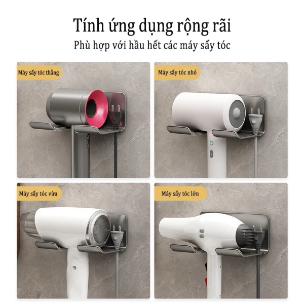 Gọn gàng hơn với giá đỡ máy sấy tóc dán tường, nhưng độ bền thực tế chỉ lộ ra khi tháo gỡ sau vài tháng - Ảnh 5