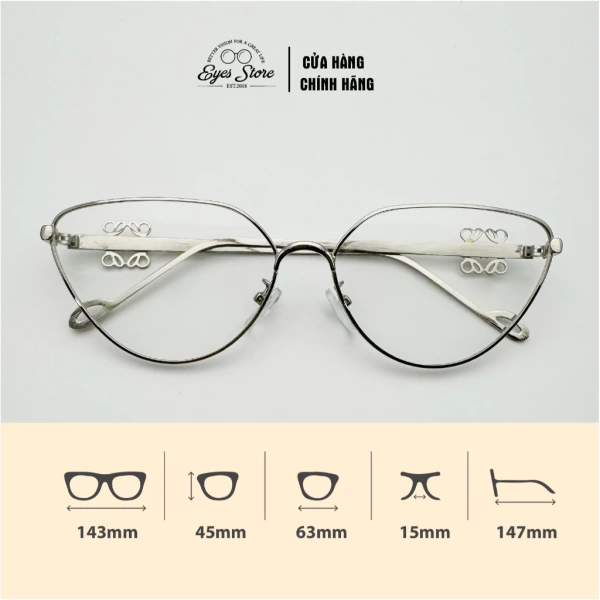 Kiểu dáng “mèo” (cat-eye) vốn nổi tiếng với góc mắt cao, tạo cảm giác thon gọn và nữ tính. (Ảnh 2) Kiểu dáng “mèo” (cat-eye) vốn nổi tiếng với góc mắt cao, tạo cảm giác thon gọn và nữ tính. (Ảnh 2)