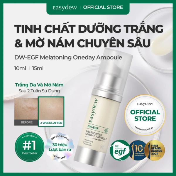 Hai tuần sử dụng huyết thanh mờ nám & tàn nhang, làn da dần làm mờ đi những vết nâu cũ - Ảnh 1