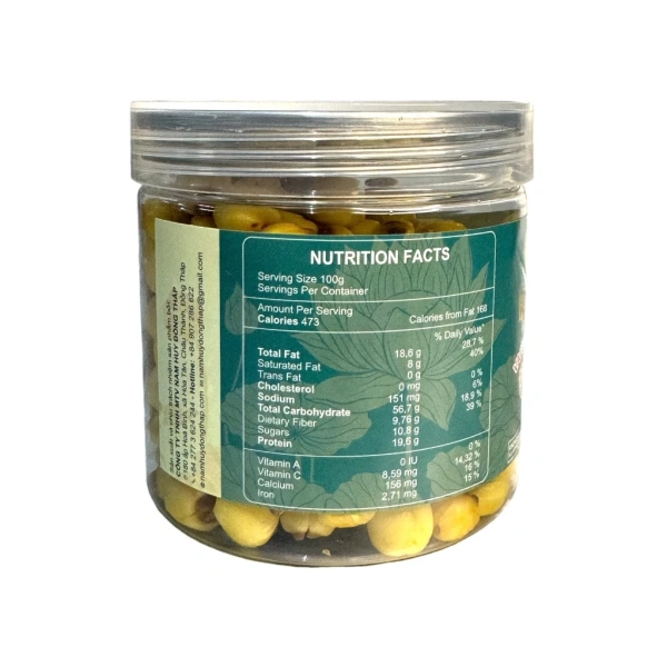 Hạt sen tươi là nguồn giàu protein, chất xơ, khoáng chất (canxi, sắt, magie) và một lượng vừa phải chất béo không bão hòa. (Ảnh 2)