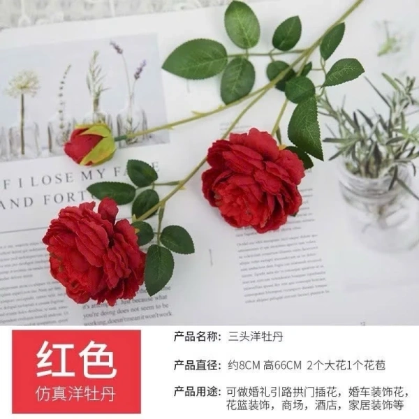 Hoa giả trong danh mục hoa giả-Hoa lụa TÔNG ĐỎ được chế tạo thủ công bằng vải lụa, cành bằng nhựa bọc lõi thép có khả năng uốn nắn dễ dàng. (Ảnh 3) Hoa giả trong danh mục hoa giả-Hoa lụa TÔNG ĐỎ được chế tạo thủ công bằng vải lụa, cành bằng nhựa bọc lõi thép có khả năng uốn nắn dễ dàng. (Ảnh 3)