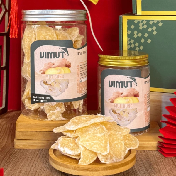 Ít đường không đồng nghĩa với vị nhẹ: mứt gừng Tết giữ trọn hương cay - Ảnh 1 Ít đường không đồng nghĩa với vị nhẹ: mứt gừng Tết giữ trọn hương cay - Ảnh 1