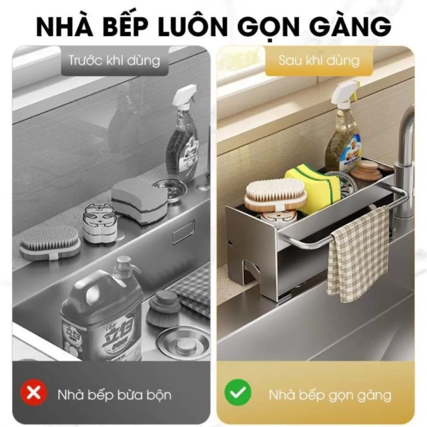 Mặc dù kệ inox có khả năng chịu nước tốt, nhưng nếu không chú ý đến cách lắp đặt và quản lý độ ẩm, nước sẽ dễ dàng chảy dọc theo bề mặt kệ, tạo thành lớp ẩm trên tường sau khi chạm vào. (Ảnh 2)