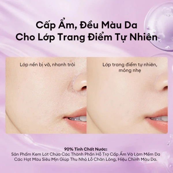 Lưu ý: Không cần dùng quá nhiều kem lót; quá tải sẽ gây cảm giác dày và ảnh hưởng tới độ “tự nhiên” của màu da. (Ảnh 5) Lưu ý: Không cần dùng quá nhiều kem lót; quá tải sẽ gây cảm giác dày và ảnh hưởng tới độ “tự nhiên” của màu da. (Ảnh 5)