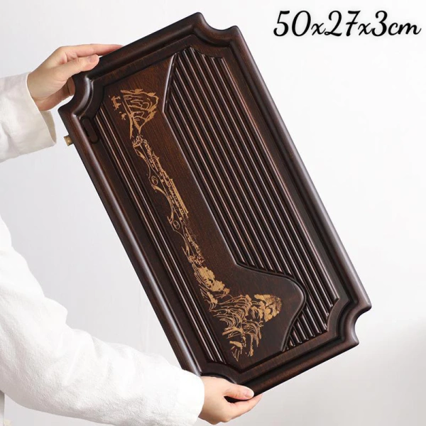 Khám phá vì sao khay trà gỗ kèm nẹp đồng 43×27 cm giữ nhiệt lâu hơn và làm thay đổi thói quen trà chiều - Ảnh 4 Khám phá vì sao khay trà gỗ kèm nẹp đồng 43×27 cm giữ nhiệt lâu hơn và làm thay đổi thói quen trà chiều - Ảnh 4