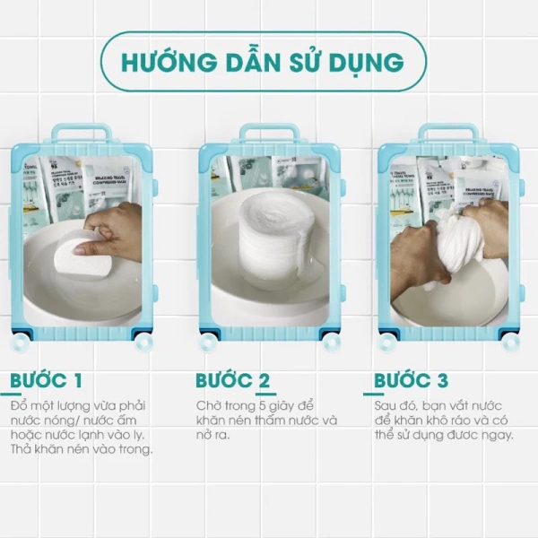 Như thấy, khăn nén không thắng về độ bền, nhưng lại chiếm ưu thế lớn về không gian lưu trữ và tốc độ nở, phù hợp với các chuyến ngắn ngày, du lịch bụi bãi hoặc các hoạt động thể thao ngoài trời. (Ảnh 4) Như thấy, khăn nén không thắng về độ bền, nhưng lại chiếm ưu thế lớn về không gian lưu trữ và tốc độ nở, phù hợp với các chuyến ngắn ngày, du lịch bụi bãi hoặc các hoạt động thể thao ngoài trời. (Ảnh 4)