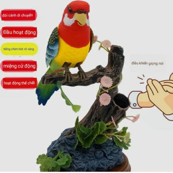 Đối với những bậc cha mẹ đang tìm kiếm một món đồ chơi giúp bé học về thiên nhiên, đồng thời không làm gián đoạn giấc ngủ, chim điện tử này mang lại “điểm dừng” hợp lý. (Ảnh 4) Đối với những bậc cha mẹ đang tìm kiếm một món đồ chơi giúp bé học về thiên nhiên, đồng thời không làm gián đoạn giấc ngủ, chim điện tử này mang lại “điểm dừng” hợp lý. (Ảnh 4)