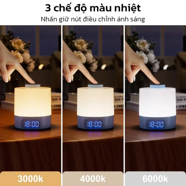 Một trong những sản phẩm đang nhận được nhiều quan tâm là OOKAS Đèn ngủ để bàn cảm ứng 3 màu ánh sáng. (Ảnh 5)