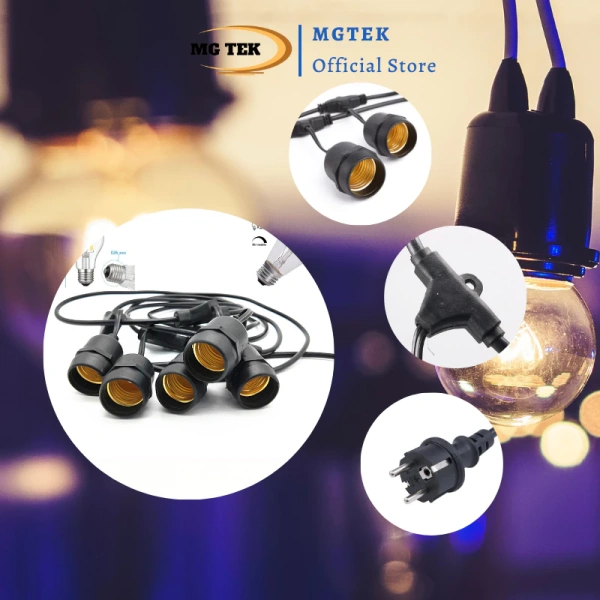 Việc cung cấp điện cho dây đèn qua ổ cắm truyền thống có thể không đủ ổn định, đặc biệt khi có nhiều thiết bị đồng thời chạy. (Ảnh 4) Việc cung cấp điện cho dây đèn qua ổ cắm truyền thống có thể không đủ ổn định, đặc biệt khi có nhiều thiết bị đồng thời chạy. (Ảnh 4)