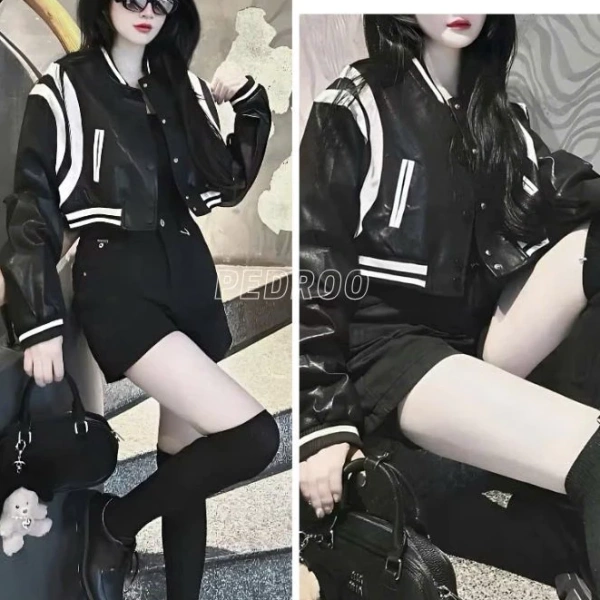 Khi áo khoác da bomber croptop làm bạn mê lộ dáng nhưng lại phải cân nhắc độ bền sau những cơn mưa kéo dài - Ảnh 1 Khi áo khoác da bomber croptop làm bạn mê lộ dáng nhưng lại phải cân nhắc độ bền sau những cơn mưa kéo dài - Ảnh 1