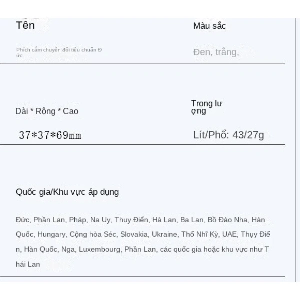Khi bạn chỉ nghĩ tới việc cắm điện mà lại quên một chi tiết nhỏ trong bộ chuyển đổi tiêu chuẩn châu Âu. - Ảnh 4 Khi bạn chỉ nghĩ tới việc cắm điện mà lại quên một chi tiết nhỏ trong bộ chuyển đổi tiêu chuẩn châu Âu. - Ảnh 4