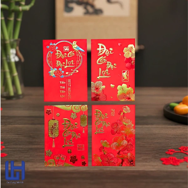 Cho dù bao lì xì được thiết kế tinh tế, nếu không bảo quản đúng cách, chúng có thể bị nhăn, trầy xước hoặc mất đi độ bền của lớp mạ vàng. (Ảnh 5) Cho dù bao lì xì được thiết kế tinh tế, nếu không bảo quản đúng cách, chúng có thể bị nhăn, trầy xước hoặc mất đi độ bền của lớp mạ vàng. (Ảnh 5)