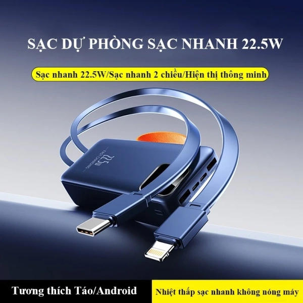 Dung lượng 50.000mAh tương đương với khoảng 10 lần dung lượng pin của một chiếc smartphone trung bình (khoảng 4.800‑5.000mAh). (Ảnh 3) Dung lượng 50.000mAh tương đương với khoảng 10 lần dung lượng pin của một chiếc smartphone trung bình (khoảng 4.800‑5.000mAh). (Ảnh 3)