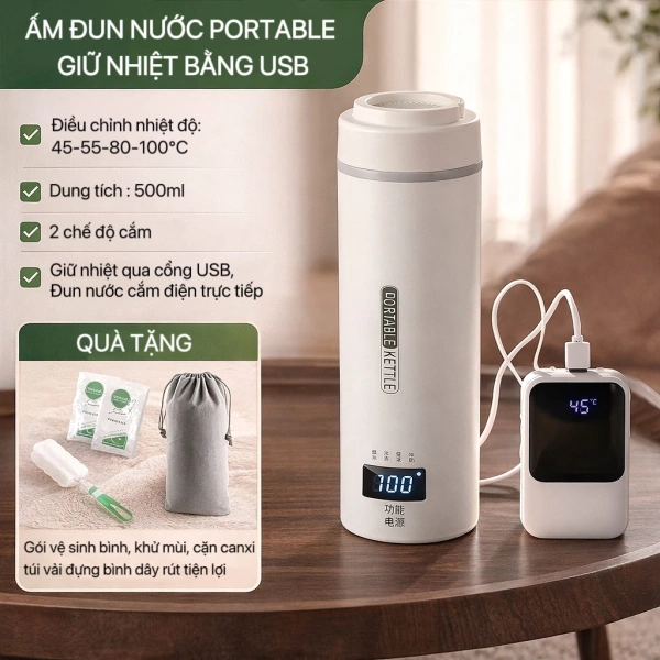 Khi chiếc ấm điện mini với hai cổng sạc và pin dự phòng lại không đủ đáp ứng những buổi làm việc không ngừng - Ảnh 1 Khi chiếc ấm điện mini với hai cổng sạc và pin dự phòng lại không đủ đáp ứng những buổi làm việc không ngừng - Ảnh 1