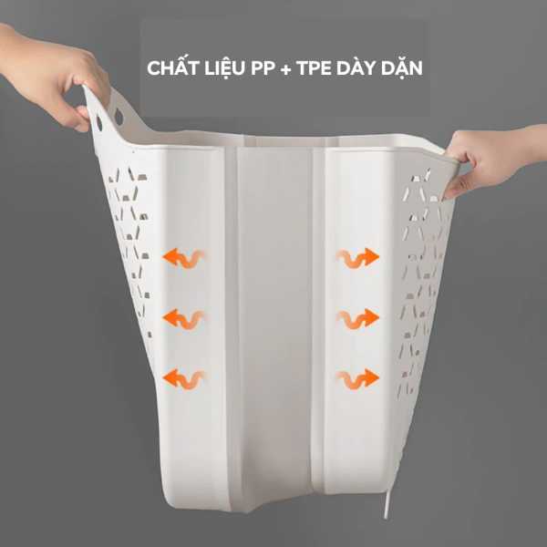 Khi chiếc giỏ gấp gọn treo tường bằng nhựa dẻo gây trượt, bạn sẽ khám phá sức chịu tải thực tế của nó. - Ảnh 4