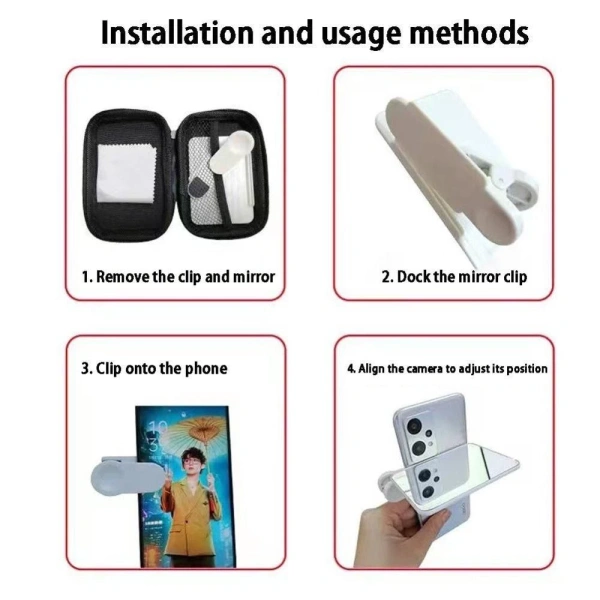 DITIPOO Camera phản chiếu điện thoại được thiết kế bằng chất liệu ABS cao cấp, mang lại độ bền và khả năng chịu va đập tốt, thích hợp cho người thường xuyên di chuyển. (Ảnh 5)