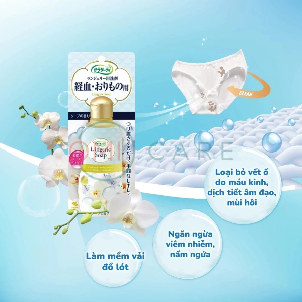 Dung dịch giặt đồ lót chuyên dụng được thiết kế với mục tiêu chính là giảm thiểu tác động của hoá chất lên da và chất liệu. (Ảnh 2) Dung dịch giặt đồ lót chuyên dụng được thiết kế với mục tiêu chính là giảm thiểu tác động của hoá chất lên da và chất liệu. (Ảnh 2)